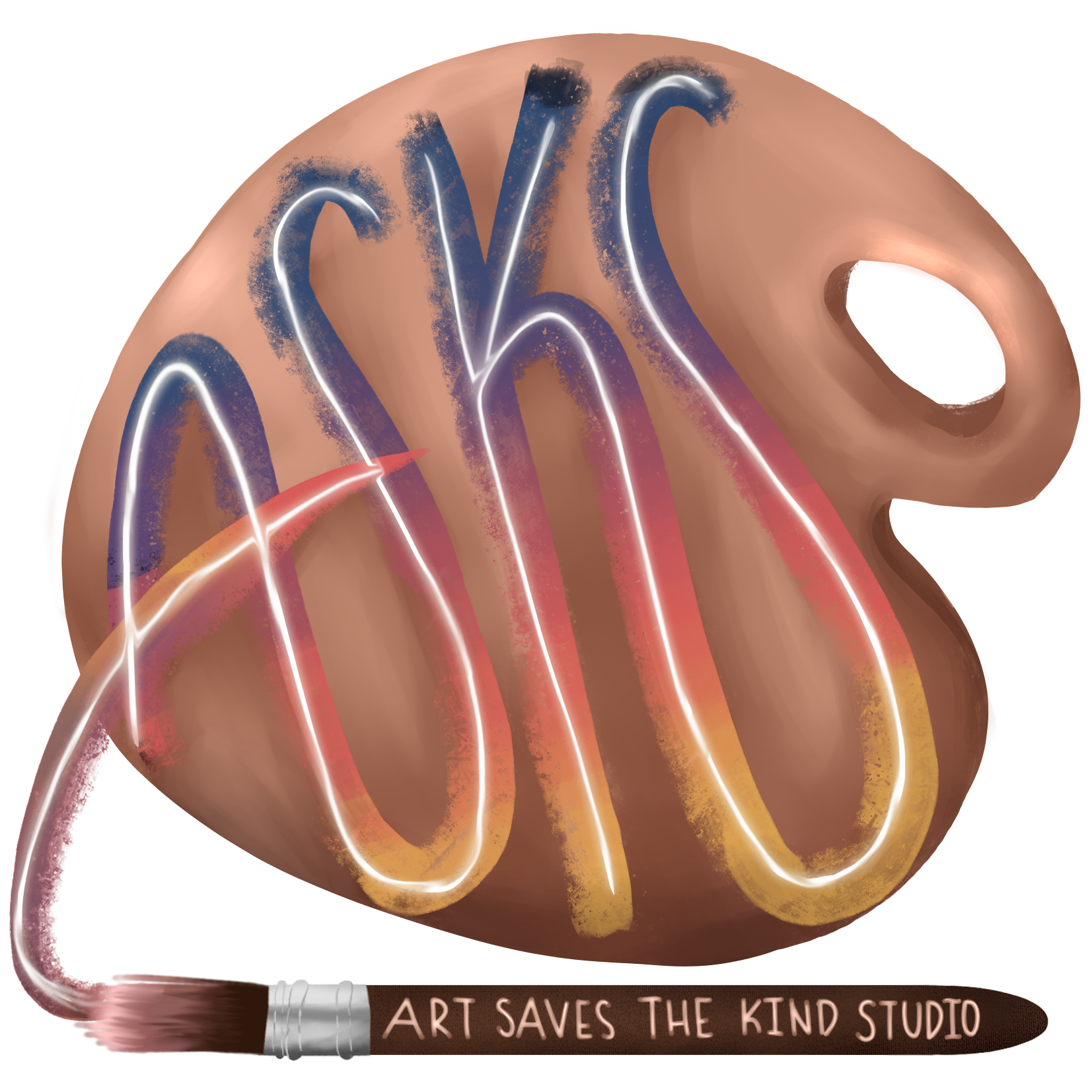 A commissioned logo design for Art Saves the Kind Studio, a student-led start-up that works toward alleviating the burdens of nonprofit organizations by providing graphic design and illustration services pertaining to their respective causes without a price.